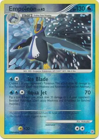Diamond & Pearl Empoleon #4/130 reverse holo